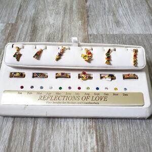 Alloy Gold Rings and Pendants Set of 6 rings 6 pendants